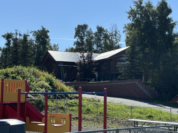 Metal Roofing Finally Getting Installed at Parsonage